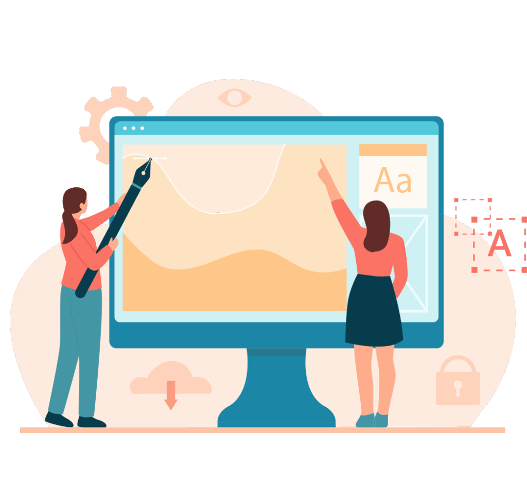 運用サポートイラスト